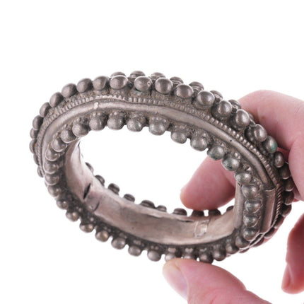 Antique Tribal silver bracelet - Estate Fresh Austin