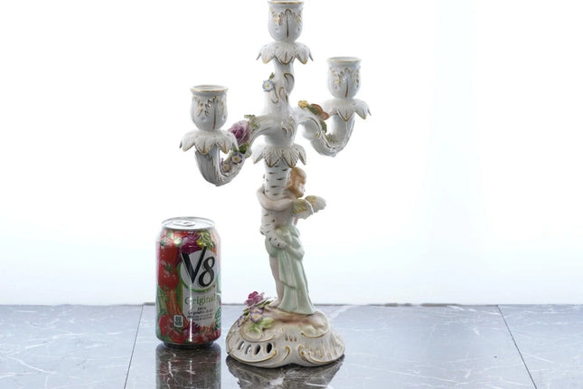 Antique Von Schierholz Dresden Candelabra - Estate Fresh Austin