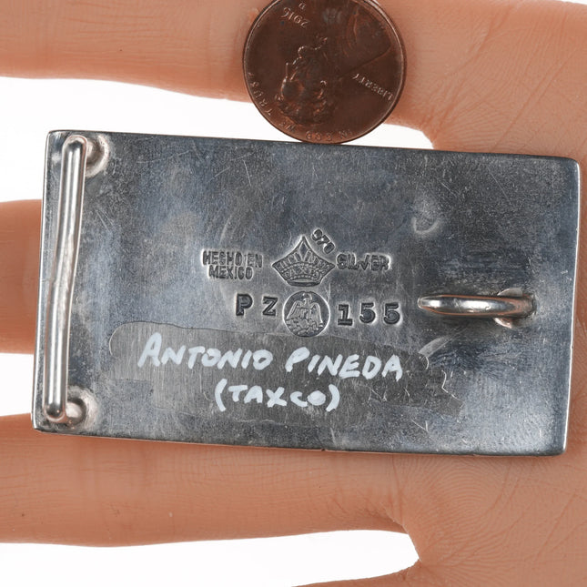 Antonio Pineda (1919-2009) Mid Century Modern sterling belt buckle - Estate Fresh Austin