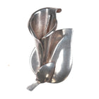 Antonio Pineda (1919-2009) Taxco flower pin with leaf - Estate Fresh Austin