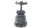 Archaistic Chinese Bronze Lotus Base and Oil lamp - Estate Fresh Austin
