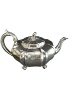 Armorial Silver Teapot Acorn Finial Mortimer and Hunt (1839-1843) - Estate Fresh Austin