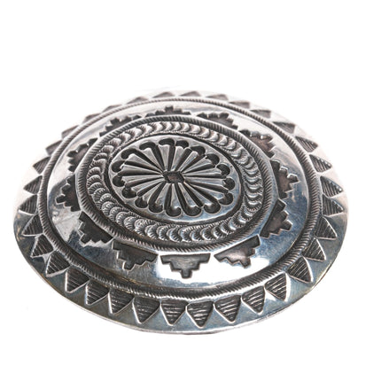 Arnold Maloney Navajo sterling belt buckle - Estate Fresh Austin