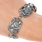 Art Deco Sterling Danecraft floral bracelet - Estate Fresh Austin