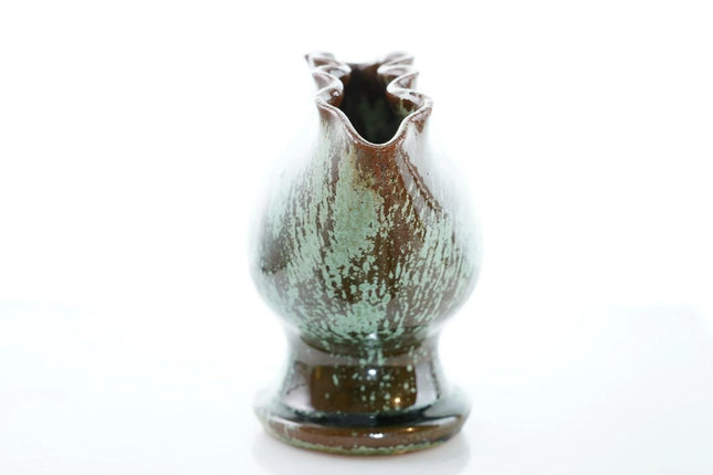 Arthur Ruffin (A.R.) Cole 1892-1974 Frogskin Green North Carolina Art Pottery - Estate Fresh Austin