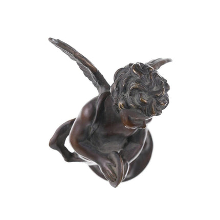 Auguste Moreau (1834 – 1917) French Bronze sculpture putti with cymbals - Estate Fresh Austin