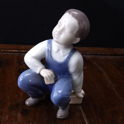 Bing and Grondahl "The little Player" Porcelain Figure c1960 2402 - Estate Fresh Austin