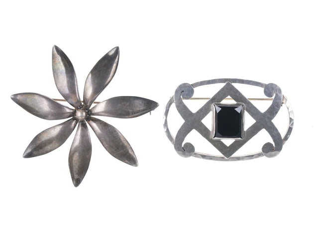 Bjarne Meyer (1896-1949) and HK Denmark Brooch pair pin - Estate Fresh Austin