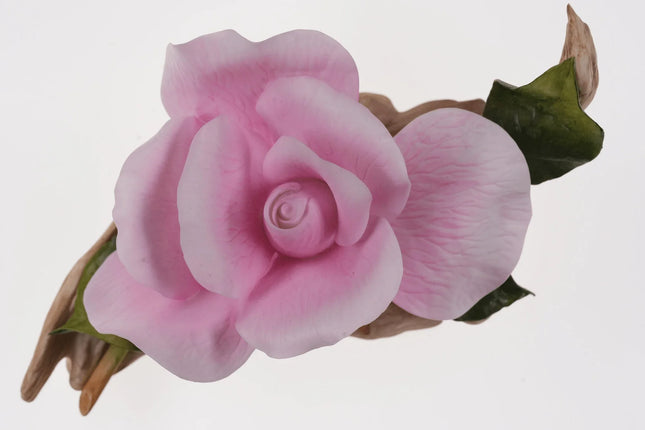 Boehm Porcelain Pink American Express Rose Made in USA - Estate Fresh Austin
