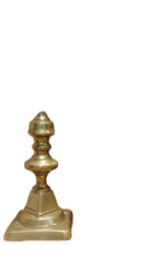 Brass Pushup Candlesticks uncommon style 19th century - Estate Fresh Austin