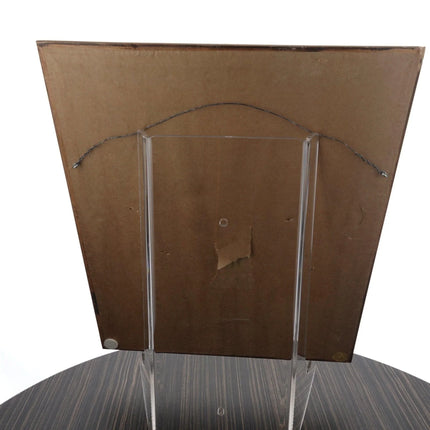 Bud McCaulley(1932-2014) Listed Texas Artist Native American Portrait Oil on Ca - Estate Fresh Austin