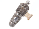 c1790-1800 Antique Sterling Filigree Thimble/Tape/Scent Bottle, English - Estate Fresh Austin