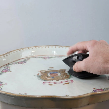 c1790 Chinese Export for American Market 13 Star flag tray - Estate Fresh Austin