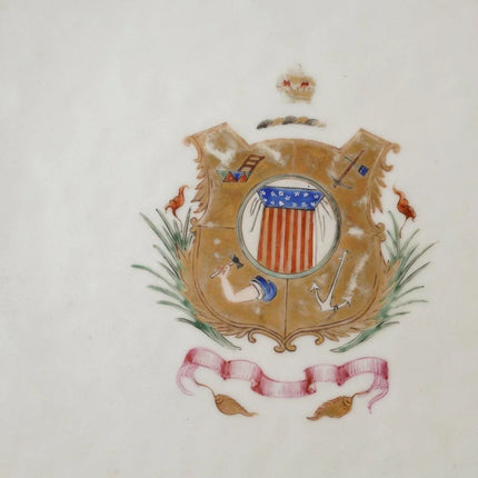 c1790 Chinese Export for American Market 13 Star flag tray - Estate Fresh Austin