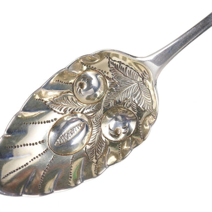 c1799 Richard Crossley Georgian Sterling silver Berry Spoon - Estate Fresh Austin