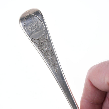 c1799 Richard Crossley Georgian Sterling silver Berry Spoon - Estate Fresh Austin