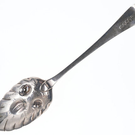 c1799 Richard Crossley Georgian Sterling silver Berry Spoon - Estate Fresh Austin