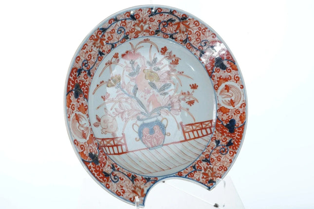 c1800 Antique Chinese Imari Barber's Bowl - Estate Fresh Austin