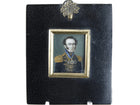 c1800 Portrait Miniature of Prussian Officer in Original frame - Estate Fresh Austin