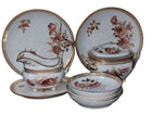 C.1810 Derby Porcelain Hand Painted Gold and Florals Lot 9pc - Estate Fresh Austin