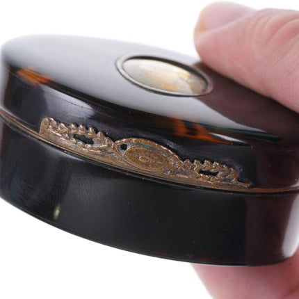 c1810 French Tortoise Shell Snuff Box - Estate Fresh Austin