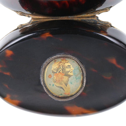 c1810 French Tortoise Shell Snuff Box - Estate Fresh Austin