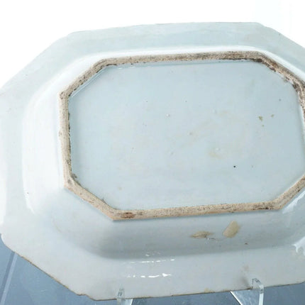 c1820 Antique Chinese Blue underglaze decorated Fitzhugh porcelain large oval se - Estate Fresh Austin