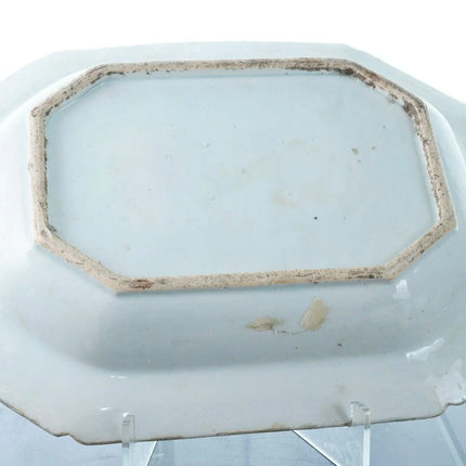 c1820 Antique Chinese Blue underglaze decorated Fitzhugh porcelain large oval se - Estate Fresh Austin