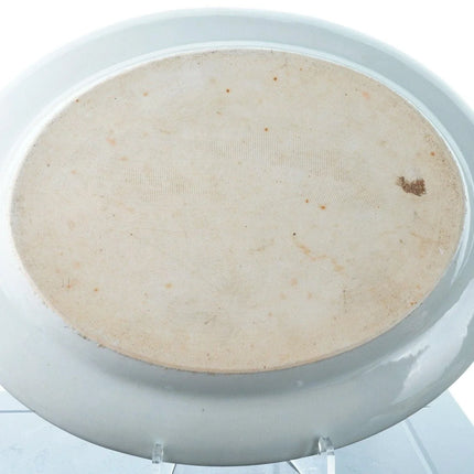 c1820 Antique Chinese Fitzhugh Blue underglaze decorated porcelain platter - Estate Fresh Austin