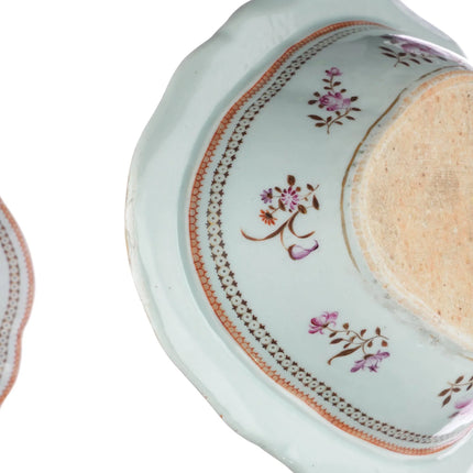 c1820 Chinese Export porcelain US American Market Patriotic Eagle covered bowl - Estate Fresh Austin