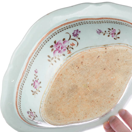 c1820 Chinese Export porcelain US American Market Patriotic Eagle covered bowl - Estate Fresh Austin