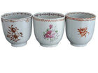 c1820 Chinese Famille Rose small coffee cups - Estate Fresh Austin