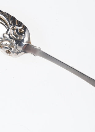 c1825 Ornate British sterling Berry serving spoon - Estate Fresh Austin