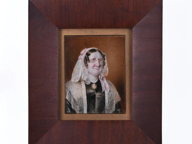 c1840 Portrait Miniature's of an interesting couple - Estate Fresh Austin