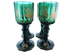 c1840 Russian Imperial Glass Goblet set - Estate Fresh Austin