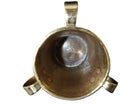 c1850 Judaica Russian Brass Loving cup 3 Handled Hand Wrought copper rivets - Estate Fresh Austin