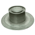 c1850 Antique Nautical Ships Pewter Quill Pen Inkwell - Estate Fresh Austin