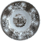 c1850 Texian Campaigne Historical Staffordshire brown 10.25