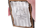 c1850's Hand Engraved Sterling calling card case in wood box - Estate Fresh Austin