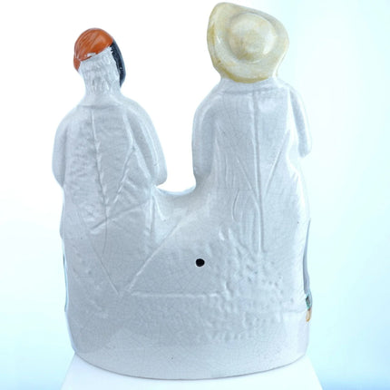 c1860 Staffordshire Tam O'Shanter & Souter Johnny Figure Marked Sampson Smith 18 - Estate Fresh Austin
