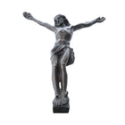 c1870 Antique French Bronze Crucifix - Estate Fresh Austin