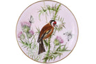 c1870 British Bodley Porcelain Hand painted plate with bird and butterfly - Estate Fresh Austin