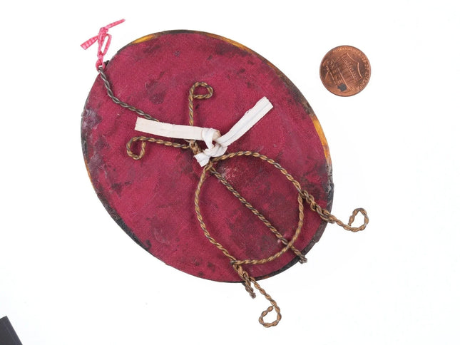 c1870 French Antique Miniature painting - Estate Fresh Austin