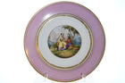 c1870 French Sevres Style Hand Painted Porcelain cabinet plate - Estate Fresh Austin