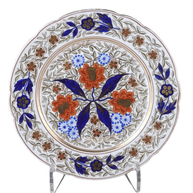 c1880 Fischer & Mieg Pirkenhammer Imari Style Plate Czechoslovakian Porcelain - Estate Fresh Austin