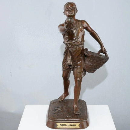 c1880 French Orientalist Bronze Didier Debut(1824-1893) Foundry Stamp Garanti Au - Estate Fresh Austin