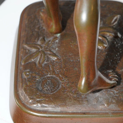 c1880 French Orientalist Bronze Didier Debut(1824-1893) Foundry Stamp Garanti Au - Estate Fresh Austin