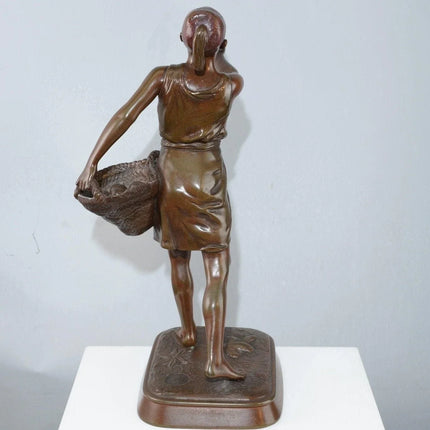 c1880 French Orientalist Bronze Didier Debut(1824-1893) Foundry Stamp Garanti Au - Estate Fresh Austin