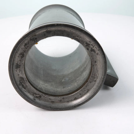 c1880 Glass Bottomed Pewter Tankard Half Pint by James Dixon - Estate Fresh Austin