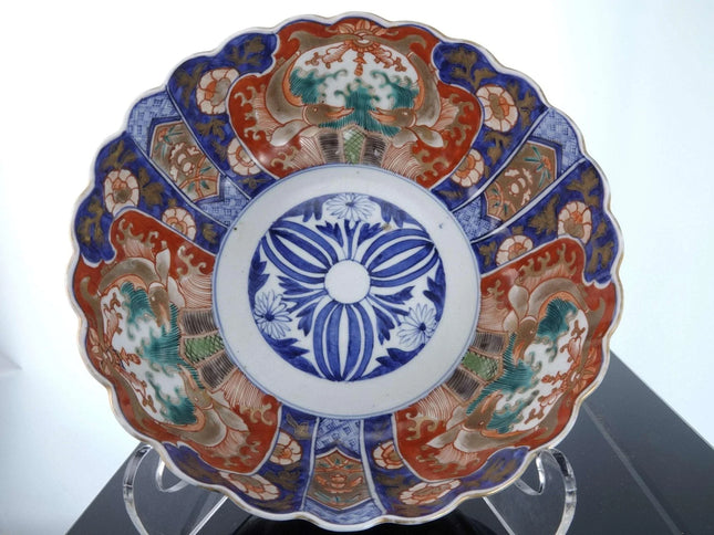c1880 Meiji Imari Bowl 9" - Estate Fresh Austin